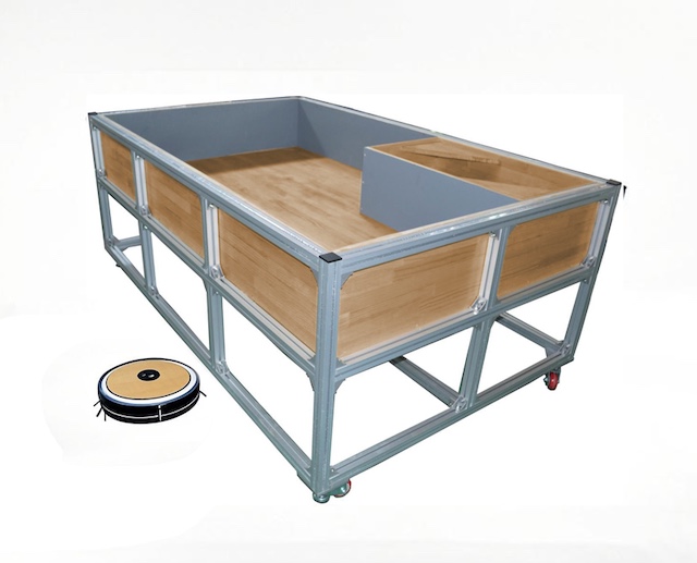 掃地機器人邊角除塵測試臺